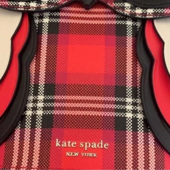 Kate Spade Blinx Plaid 3d Owl Crossbody - Picture 10 of 14